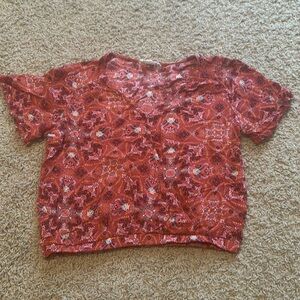 Pink Republic- Red Crop Top (Size XS)